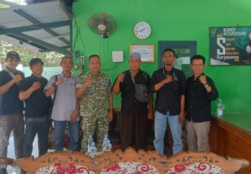 Di Tengah Kesibukan Kedinasan Danramil 1611/Losarang, Tetap Sambut Hangat KJPI 