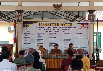 Deklarasi Damai Pilkades 2026, Kecamatan Pemalang Ingatkan Calon Kades Siap Menang dan Kalah