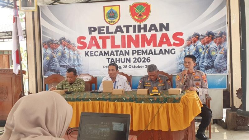 Kecamatan Pemalang Gelar Pelatihan Satlinmas, Tekankan Netralitas Pengamanan Pilkades     