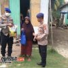 Satpolairud Polres Ketapang Salurkan Bantuan Sembako Pada Warga Kurang Mampu di Sukabangun  Dalam