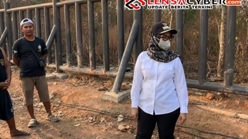 Bupati Lampung Timur Tinjau Pembangunan Menara Pantau Gajah di Kawasan Taman Nasional Way Kambas