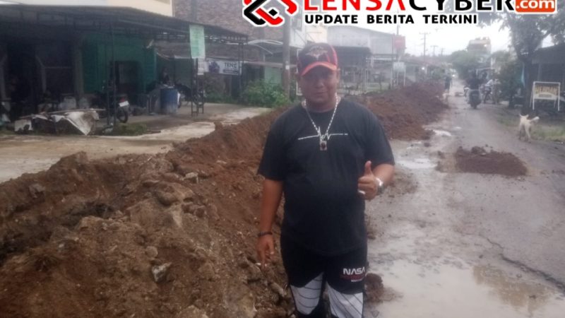 Lining Parit di Kelurahan Serbalawan Dibangun, Warga Ucapkan Terima Kasih kepada Bupati Simalungun