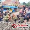 Perkuat Semangat Gotong Royong, Camat Dolok Batu Nanggar Bersama TNI Turun Langsung Benahi Jalan Sangnawaluh Serbelawan