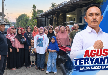 Dukungan Warga Menguat, Agus Feriyanto Ajak Masyarakat Jaga Kondusivitas Pilkades Taman